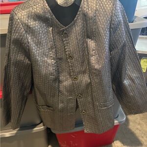 Silver Patterned Jacket mp71